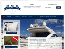 Tablet Screenshot of 360yacht.com